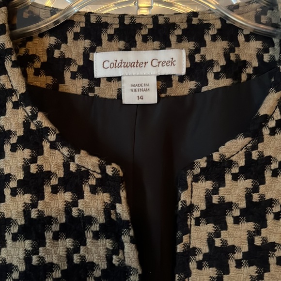 Coldwater Creek Houndstooth Blazer - Picture 2 of 3